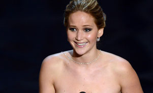 Best Actress winner Jennifer Lawrence