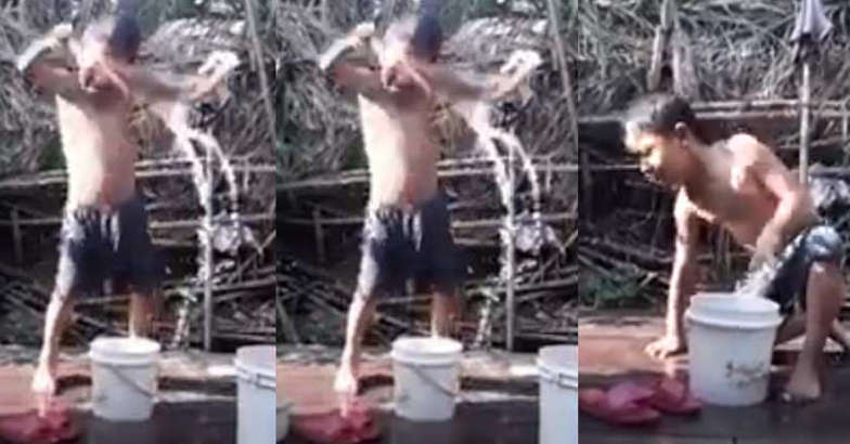ഈ മിടുക്കന്റെ 'കുളി ഡാൻസ്' കണ്ടാൽ ആരും ചുവടുവച്ചുപോകും, Boy dancing, Viral post, Social Media, Bathing, Manorama Online