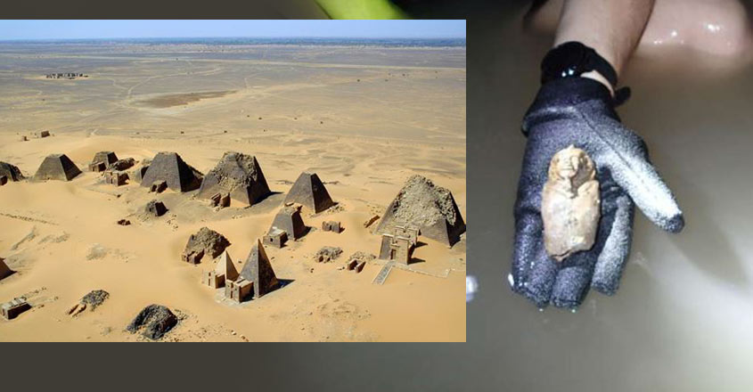 വരൾച്ചയിൽ ഉയർന്നു വന്നത് കൊട്ടാരം; ഫറവോമാരുമായി ബന്ധമുള്ള സാമ്രാജ്യം അണക്കെട്ടിനടിയിൽ, Archaeologists underwater exploration of sudan pyramids, Manorama Online