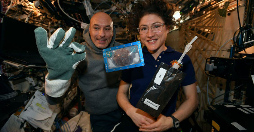 പാകം ചെയ്തവർക്ക് കഴിക്കാൻ പറ്റില്ല; ഇത് ബഹിരാകാശത്തെ കുക്കീസ്, The first cookies, baked in space, Padhippura, NASA  Manorama Online
